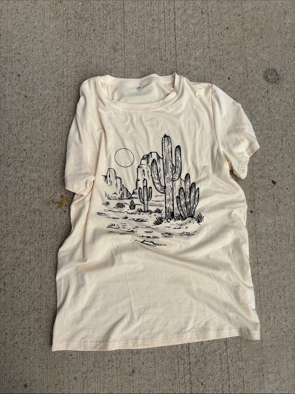 Cream Desert Cactus Women’s Tee